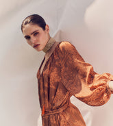 Lola - Abito caftano in seta