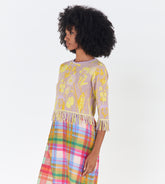 Sandrine - Cotton jacquard sweater