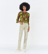 Sandrine - Cotton jacquard sweater