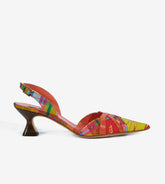 Peonia - Slingback in cotone