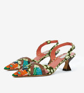 Peonia - Cotton slingback 