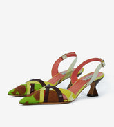 Peonia - Cotton slingback 