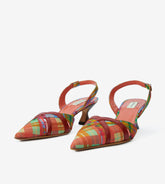 Peonia - Cotton slingback