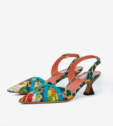 Peonia - Cotton slingback 