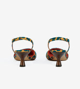 Peonia - Cotton slingback