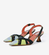 Peonia - Cotton slingback 