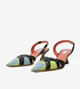 Peonia - Cotton slingback