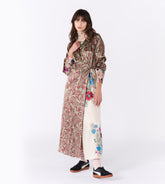 Veronica - Abito wrap in seta