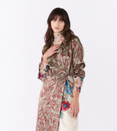 Veronica - Abito wrap in seta