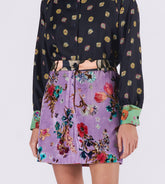 Dadi - Miniskirt in velvet Dadi - Miniskirt in velvet