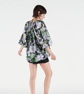 Lolita - Blusa manica raglan in seta