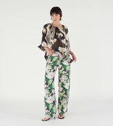 Lolita - Blusa manica raglan in seta/lurex