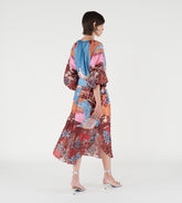 Lola - Abito caftano in seta