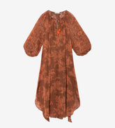 Lola - Abito caftano in seta 