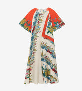 Nadia - Abito midi in seta 