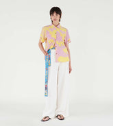 Cora - Camicia maniche corte in seta