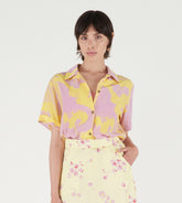 Cora - Camicia maniche corte in seta Cora - Camicia maniche corte in seta