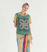 Cora - Camicia maniche corte in seta