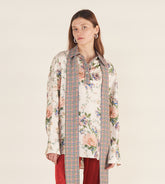 Dafne - Blusa con sciarpa