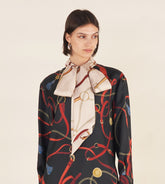 Dafne - Blusa con sciarpa Dafne - Blusa con sciarpa