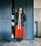 Dafne - Scarf blouse