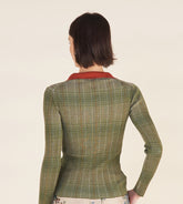 Luisa - Ribbed henley sweater