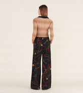 Luisa - Ribbed henley sweater