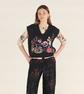 Tony - Embroidered gilet