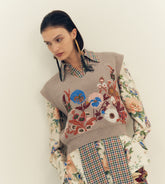 Tony - Embroidered gilet