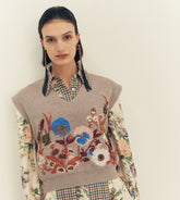 Tony - Embroidered gilet
