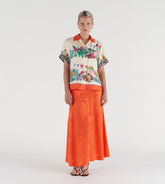 Cora - Camicia maniche corte in seta