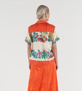 Cora - Camicia maniche corte in seta