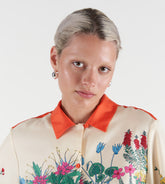 Cora - Camicia maniche corte in seta