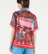 Cora - Camicia maniche corte in seta