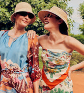 Lola - Abito caftano in seta