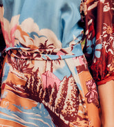 Lola - Abito caftano in seta