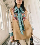 Dafne - Scarf blouse