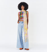 Lollipop - Cotton jacquard scarf