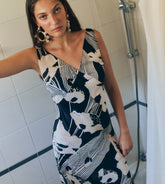 Marlene - Abito lungo in seta