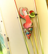 Peonia - Slingback in cotone