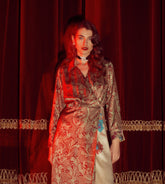 Veronica - Abito wrap in seta