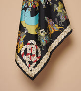 Mantero 1902 Classic Carré - 90x90 cm| Archivio n.51 Risiko - Classic carré